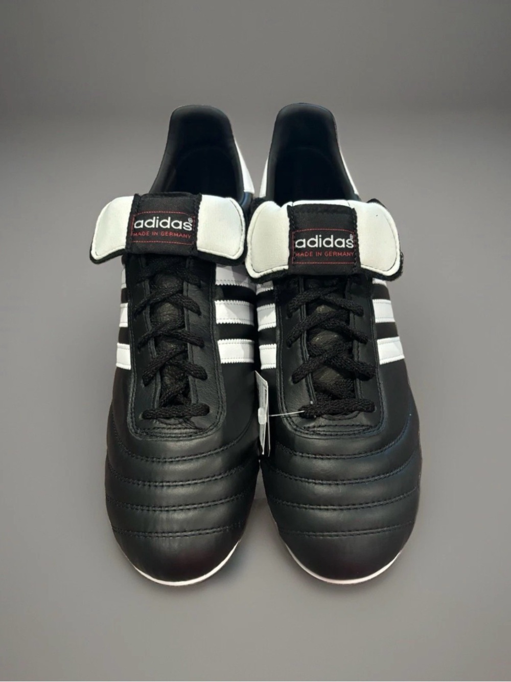 NWT Adidas Copa Mundial Men's Soccer Cleats Black White Leather Size 12.5